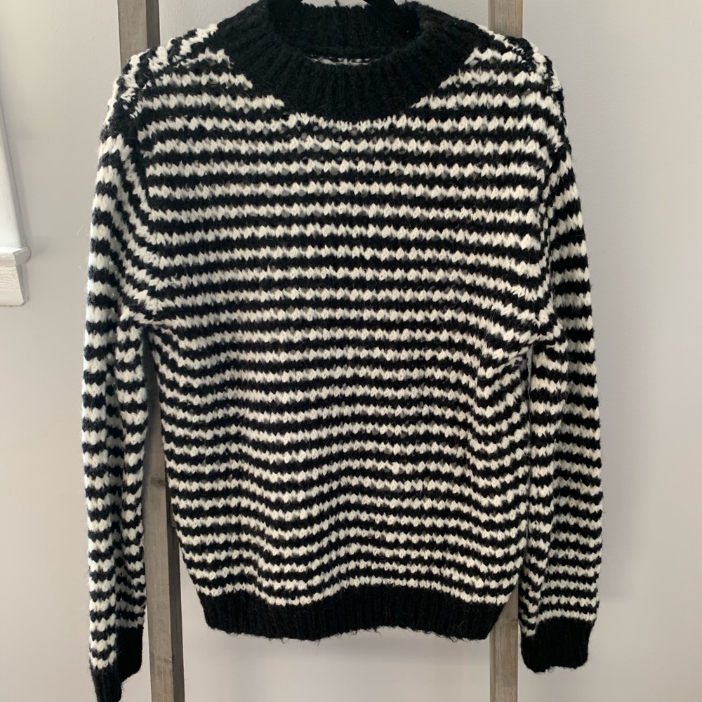 Open stitch sweater